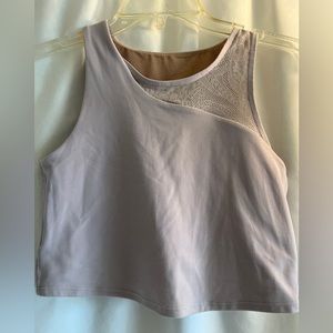 Athleta Cropped Top, self bra